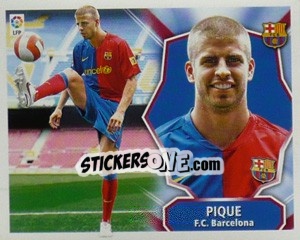 Sticker Pique - Liga Spagnola 2008-2009 n. 86 - Colecciones ESTE