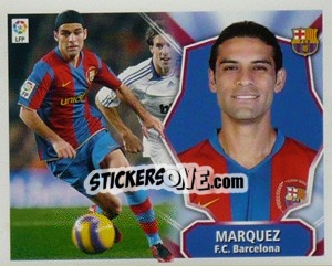 Sticker Rafael Marquez - Liga Spagnola 2008-2009 n. 87 - Colecciones ESTE