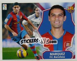 Sticker Rafael Marquez - Liga Spagnola 2008-2009 - Colecciones ESTE