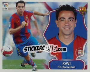 Sticker Xavi - Liga Spagnola 2008-2009 n. 90 - Colecciones ESTE