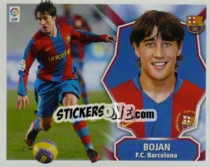 Figurina Bojan Krkic - Liga Spagnola 2008-2009 - Colecciones ESTE