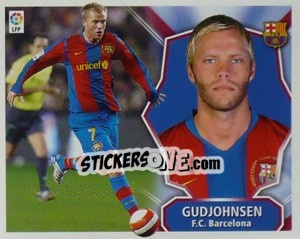 Cromo Gudjohnsen - Liga Spagnola 2008-2009 - Colecciones ESTE