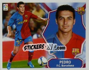 Sticker PEDRO Rodríguez (COLOCAS) - Liga Spagnola 2008-2009 - Colecciones ESTE