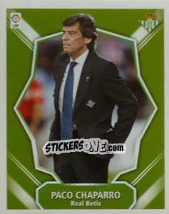 Sticker Entrenador - Paco Chaparro - Liga Spagnola 2008-2009 - Colecciones ESTE