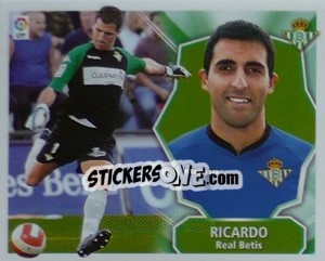 Sticker Ricardo - Liga Spagnola 2008-2009 n. 100 - Colecciones ESTE
