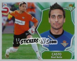 Sticker Casto - Liga Spagnola 2008-2009 n. 101 - Colecciones ESTE