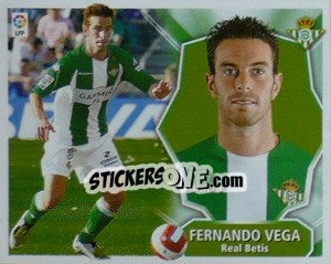 Sticker Fernando Vega - Liga Spagnola 2008-2009 - Colecciones ESTE