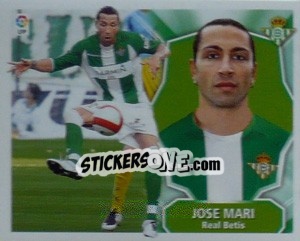 Sticker Jose Mari - Liga Spagnola 2008-2009 - Colecciones ESTE