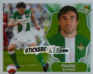 Cromo Pavone - Liga Spagnola 2008-2009 - Colecciones ESTE