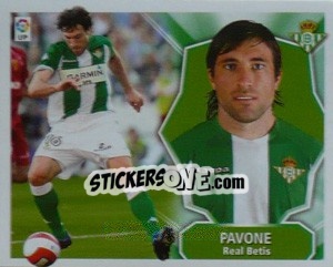 Sticker Pavone - Liga Spagnola 2008-2009 n. 117 - Colecciones ESTE