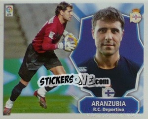 Cromo Aranzubia - Liga Spagnola 2008-2009 - Colecciones ESTE