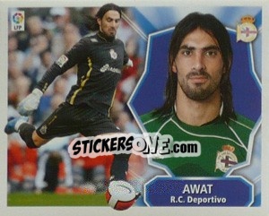 Cromo Awat - Liga Spagnola 2008-2009 - Colecciones ESTE