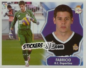 Sticker Fabricio - Liga Spagnola 2008-2009 - Colecciones ESTE