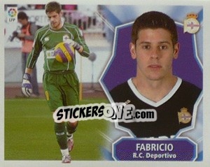 Cromo Fabricio - Liga Spagnola 2008-2009 - Colecciones ESTE