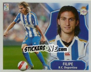 Sticker Filipe Luis - Liga Spagnola 2008-2009 n. 127 - Colecciones ESTE