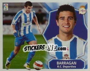 Sticker Barragan - Liga Spagnola 2008-2009 - Colecciones ESTE