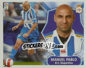 Cromo Manuel Pablo - Liga Spagnola 2008-2009 - Colecciones ESTE