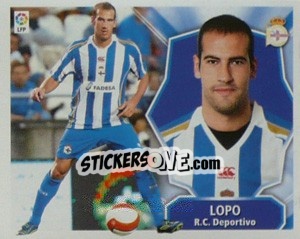 Sticker Lopo - Liga Spagnola 2008-2009 n. 131 - Colecciones ESTE