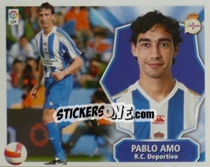 Cromo Pablo Amo - Liga Spagnola 2008-2009 - Colecciones ESTE