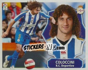 Cromo Coloccini - Liga Spagnola 2008-2009 - Colecciones ESTE