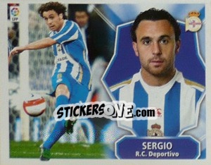 Sticker Sergio - Liga Spagnola 2008-2009 n. 136 - Colecciones ESTE