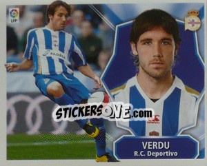 Sticker Verdu - Liga Spagnola 2008-2009 n. 141 - Colecciones ESTE