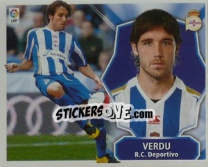 Figurina Verdu - Liga Spagnola 2008-2009 - Colecciones ESTE