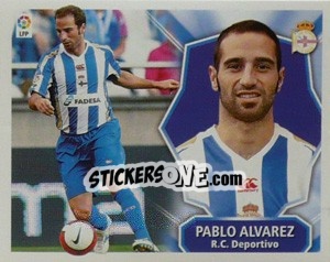 Sticker Pablo ALVAREZ (COLOCAS) - Liga Spagnola 2008-2009 n. 150 - Colecciones ESTE