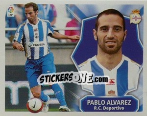 Sticker Pablo ALVAREZ (COLOCAS) - Liga Spagnola 2008-2009 - Colecciones ESTE