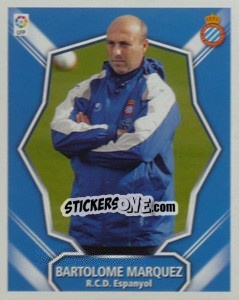 Sticker Entrenador - Bartolome Marquez - Liga Spagnola 2008-2009 n. 152 - Colecciones ESTE
