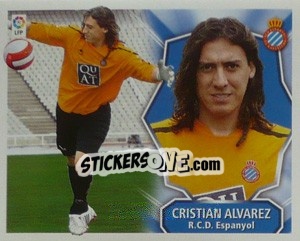 Sticker Cristian Alvarez - Liga Spagnola 2008-2009 - Colecciones ESTE