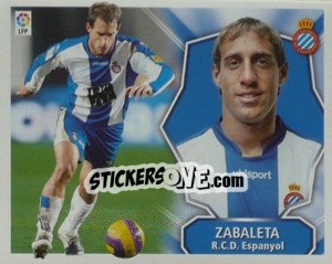Sticker Zabaleta - Liga Spagnola 2008-2009 n. 155 - Colecciones ESTE