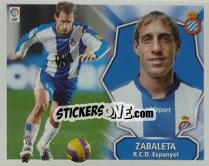 Cromo Zabaleta - Liga Spagnola 2008-2009 - Colecciones ESTE