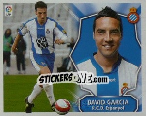 Sticker David Garcia - Liga Spagnola 2008-2009 n. 160 - Colecciones ESTE
