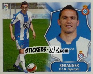Sticker Beranger - Liga Spagnola 2008-2009 n. 161 - Colecciones ESTE