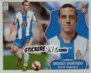 Figurina Moises Hurtado - Liga Spagnola 2008-2009 n. 163 - Colecciones ESTE