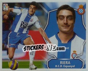 Sticker Riera - Liga Spagnola 2008-2009 n. 166 - Colecciones ESTE