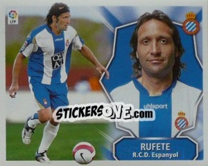 Cromo Rufete - Liga Spagnola 2008-2009 - Colecciones ESTE