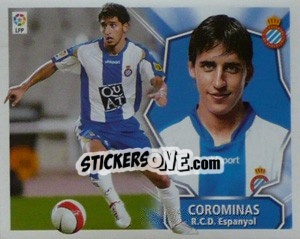Sticker Corominas - Liga Spagnola 2008-2009 n. 168 - Colecciones ESTE