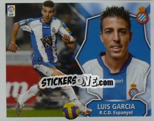 Sticker Luis Garcia - Liga Spagnola 2008-2009 n. 172 - Colecciones ESTE