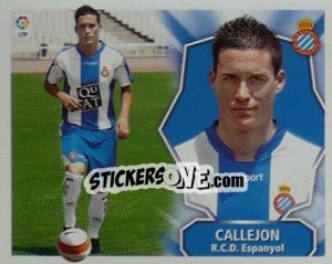 Sticker Callejon - Liga Spagnola 2008-2009 - Colecciones ESTE