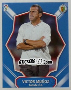 Cromo Entrenador - Victor Muñoz - Liga Spagnola 2008-2009 - Colecciones ESTE