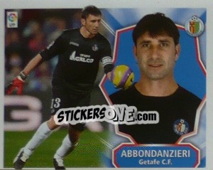 Sticker Abbondanzieri - Liga Spagnola 2008-2009 - Colecciones ESTE