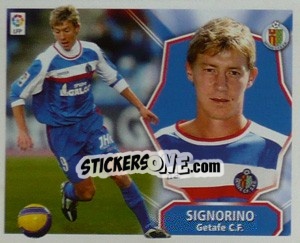 Sticker Signorino - Liga Spagnola 2008-2009 - Colecciones ESTE