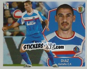 Sticker Diaz - Liga Spagnola 2008-2009 n. 183 - Colecciones ESTE