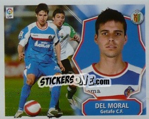 Sticker Del Moral - Liga Spagnola 2008-2009 n. 197 - Colecciones ESTE