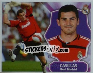 Sticker Casillas - Liga Spagnola 2008-2009 - Colecciones ESTE