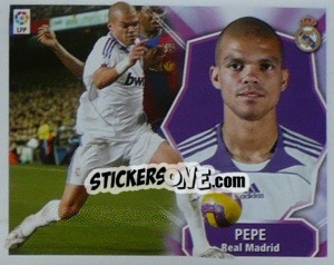 Sticker Pepe - Liga Spagnola 2008-2009 n. 206 - Colecciones ESTE
