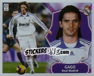 Cromo Gago - Liga Spagnola 2008-2009 - Colecciones ESTE