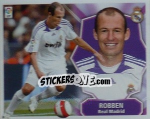 Sticker Robben - Liga Spagnola 2008-2009 n. 219 - Colecciones ESTE